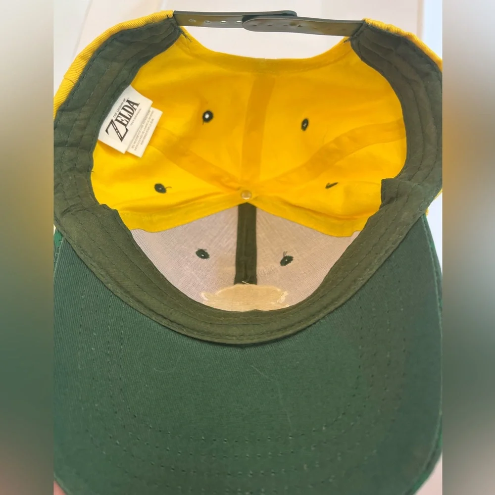 Vivid Green/Yellow “The Legend of Zelda—Link’s Awakening”SnapBack Baseball Hat